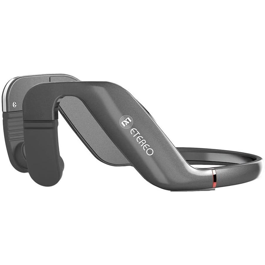 ETEREO ONE 競売 グレー 骨伝導Bluetoothヘッドセット 83％以上節約