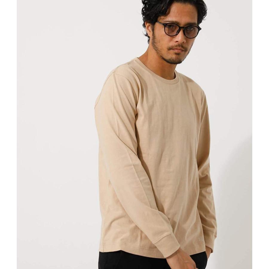 アズールバイマウジー Tシャツ Usa Cotton C N Long Tee 251dsm80 281c メンズ S ベージュ 新素材新作