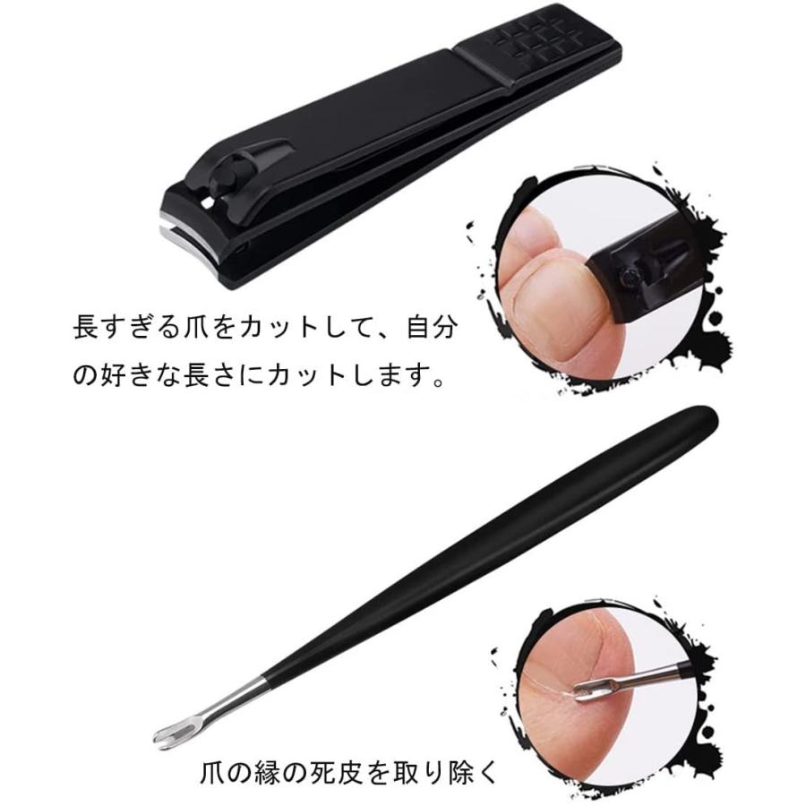 11点セット 専門ペディキュアツールセッマニキュアセット,トステンフットケアキット フットラスプ デッドスキンリムーバー ペディキュアキット 専用収納|cuteshop|04
