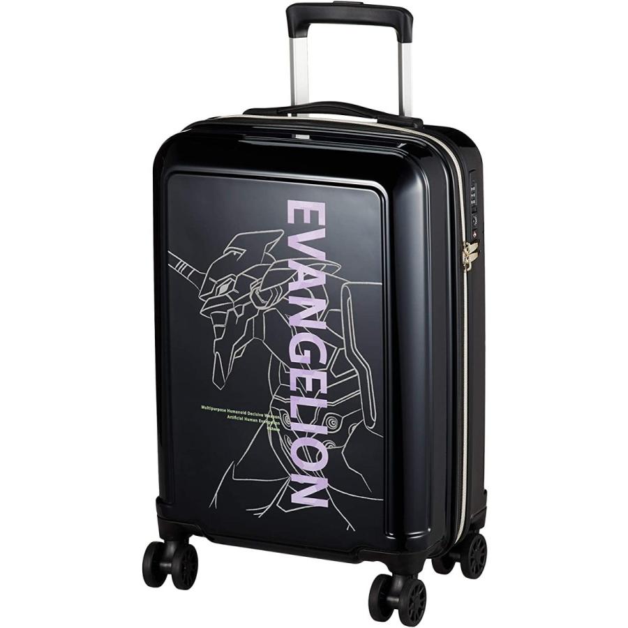 【国内正規品】 スーツケース [エー・エル・アイ] EVANGELION ブラック cm 54.5 UV 機内持込み（ハードタイプ）