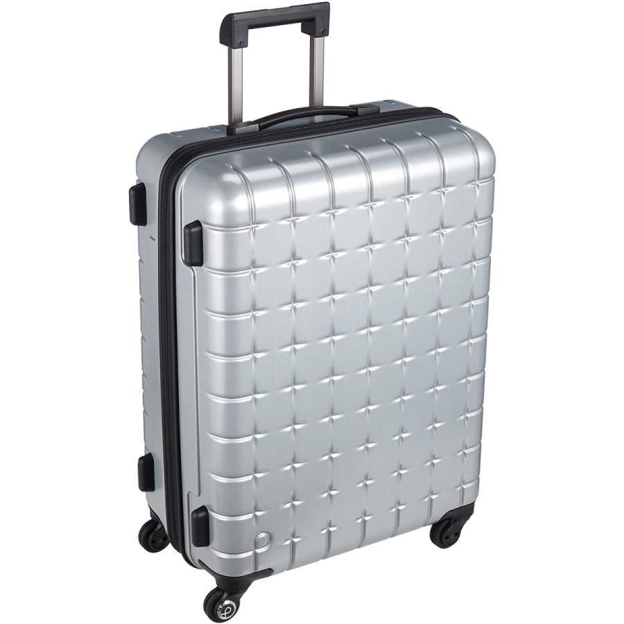 人気の贈り物が 61L サイレントキャスター 360sメタリック 日本製 スーツケース [プロテカ] 60 シルバー 3.9kg cm 機内持込み（ハードタイプ）