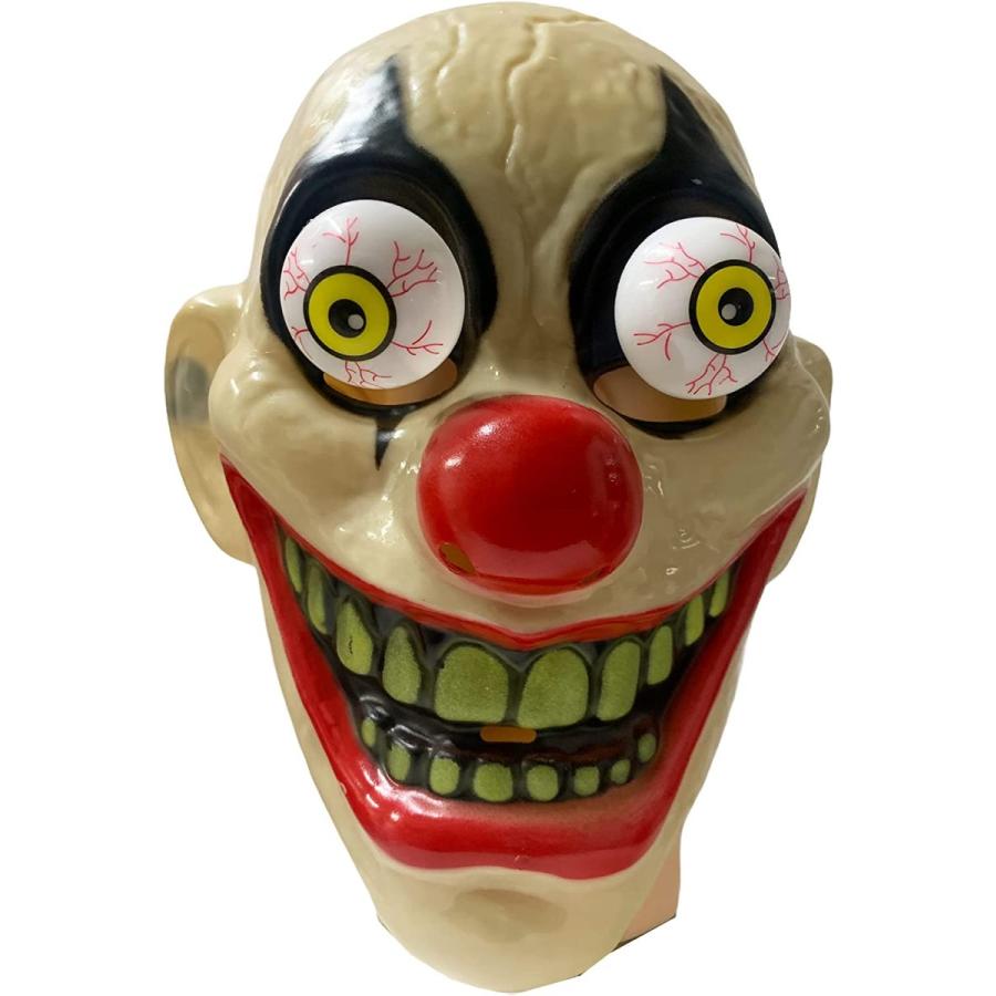 超絶きも怖い マスク お面 目がグリグリ動く ホラーピエロit ハロウィン仮装 肝試し お化け屋敷 リモートワーク Pierrot Mask Cute Shop 通販 Yahoo ショッピング