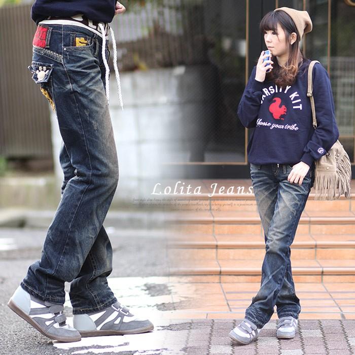 ロリータジーンズlo 1198 Lolita Jeans ロリータ ジーンズ レディース ボーイフレンドデニム ボーイズデニム Lo 1198 Lemme 通販 Yahoo ショッピング