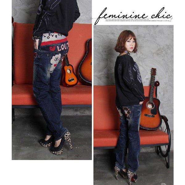 ロリータ ジーンズ LOLITA JEANS☆XS S M L XL デニム クマ ロリータ ジーンズ LOLITA JEANS☆XS S M L XL デニム クマ