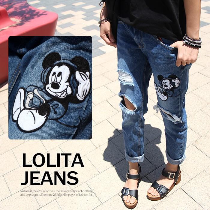 LOLITA JEANS ロリータ ジーンズ ディズニー ミッキー コラボ LOLITA JEANS ロリータ ジーンズ ディズニー ミッキー コラボ