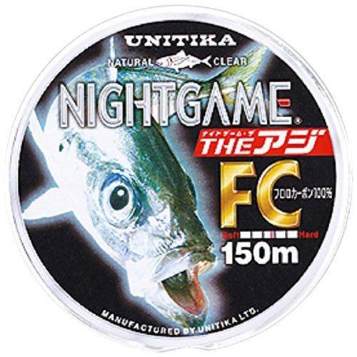 ユニチカ Unitika ライン ナイトゲーム ザ アジfc 150m ナチュラルクリアー3lb ナチュラルクリアー 22秋冬新作