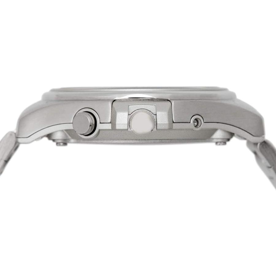 最前線の 黒 メタルバンド 表示 日付 防水 ソーラー 電波 アナログ 腕時計 Q Q シチズン 文字盤 シルバー メンズ Hg18 225 メンズアクセサリー