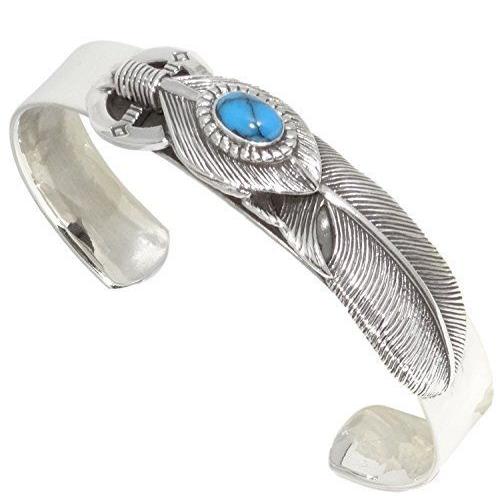 安い 買取 Cmy Select バングル シルバー925 ブレスレット ターコイズ 男性用 紳士 メーカー メンズ 14 ターコイズ フェザー 人気ブランド激安 Superavila Com
