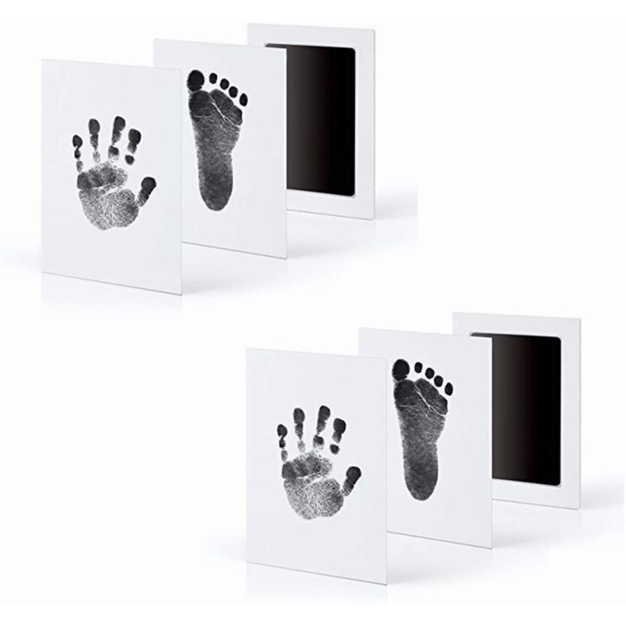 赤ちゃん 手形 足形キット0 6月赤ちゃん対応 汚れないインク ベビーフレーム ギフト 出産祝い 新生児 1歳誕生日 成長記録 猫犬手足型 Cutestore 通販 Yahoo ショッピング