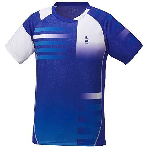 ゴーセン(GOSEN) 男女兼用 ソフトテニス バドミントン ゲームシャツ 速乾 軽量 ドライ T1820 ロイヤルブルー M ポロシャツ、Tシャツ