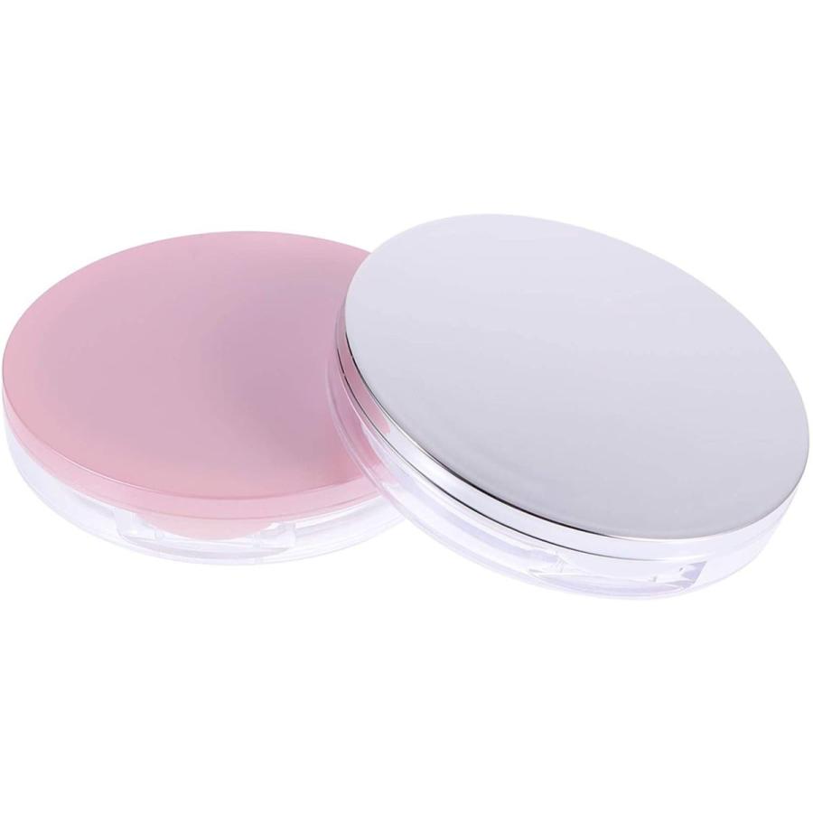 Kesyoo パウダーケース 携帯用 持ち運び 詰め替え容器 パフ付き ルースパウダー ケース 薄型 旅行用 2個セット Cutestore 通販 Yahoo ショッピング