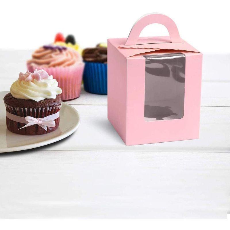 ギフトボックス 手提ケーキカップ箱 リース用 窓付き ケーキ箱 ハンドル付き クスカップケーキ 紙箱 透明窓付 ギフトボックス お菓子箱 Cutestore 通販 Yahoo ショッピング