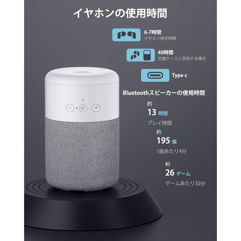 MEUKLKY ワイヤレスイヤホン/Bluetoothスピーカーデュアル機能2021年業界新開発 ぶるーとーすイヤホン ワイヤレス Bl MEUKLKY ワイヤレスイヤホン/Bluetoothスピーカーデュアル機能2021年業界新開発 ぶるーとーすイヤホン ワイヤレス Bl