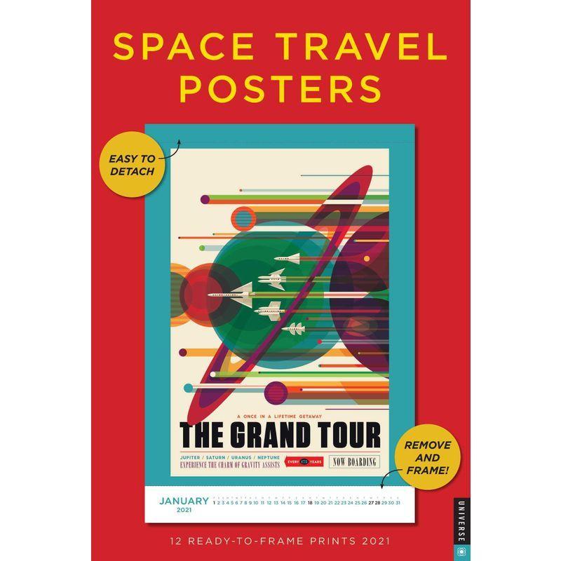定番から日本未入荷 Space Travel Posters 2021 Poster Calendar lasvaguadas.com