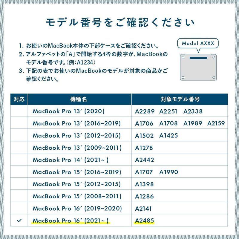 wraplus スキンシール MacBook Pro 16 インチ 2021 用 スペースグレイ カバー ケース フィルム M1 Pro｜cutestore｜03