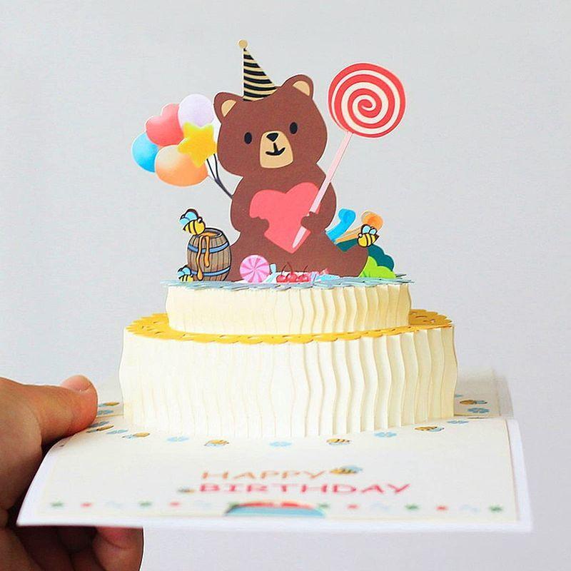 Fantasyon 立体ポップアップグリーティングカード バースデーカード子供の 母の日の 父親のバースデーカード 誕生日カードメッセージカ Cutestore 通販 Yahoo ショッピング