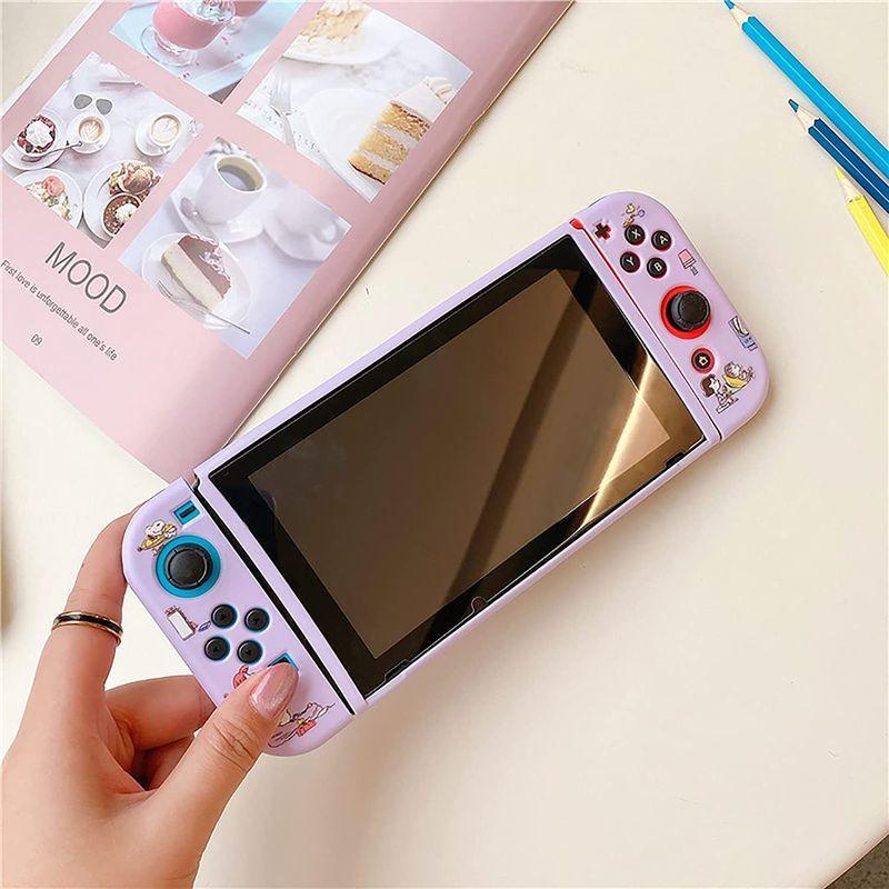 感謝の声続々 Switch対応 スイッチ カバー ケース アニメ アニメグッズ 漫画 かわいい 分離可能 分体式 汚れ防止 スタンド機能保留 キ Discoversvg Com