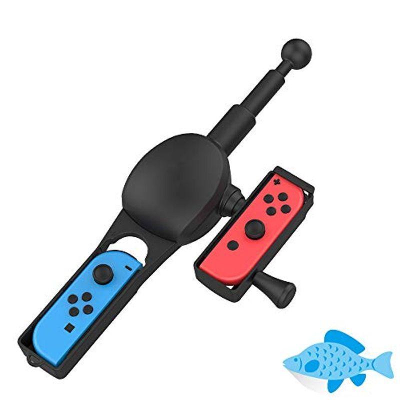 かわいい！ Uniraku 2020最新版 Nintendo Switch Joy-con用釣り竿 ? ジョイコンLとジョイコンRを区別なくて交換し  コントローラー - mjrit.fr