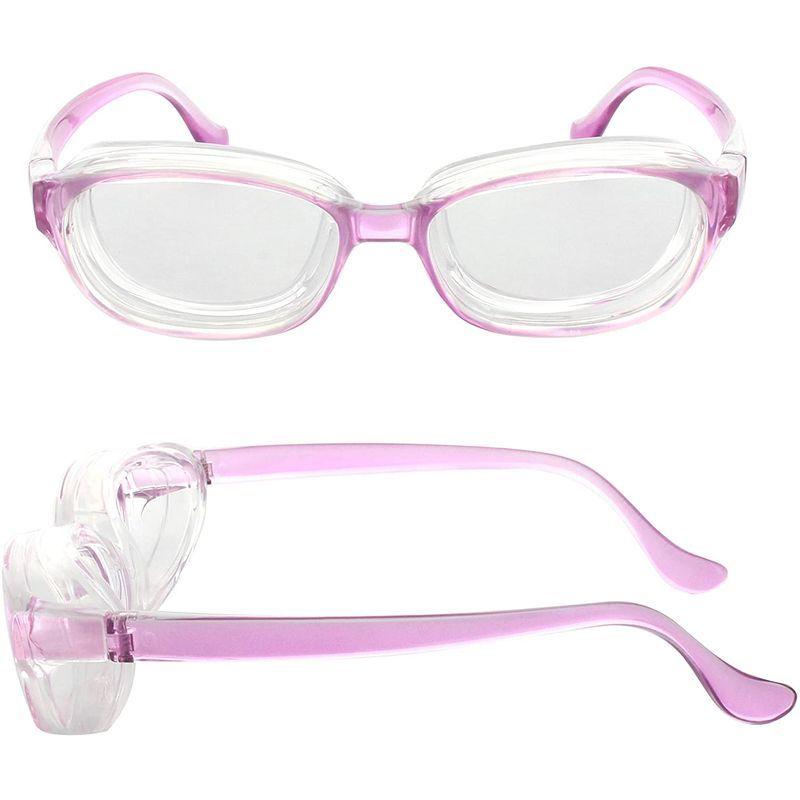 お気に入り 名古屋眼鏡 花粉メガネ 目立たない 曇らない おしゃれ スカッシー スタイル キッズ 子供用 ライトパープル New 曇り止めコー Materialworldblog Com