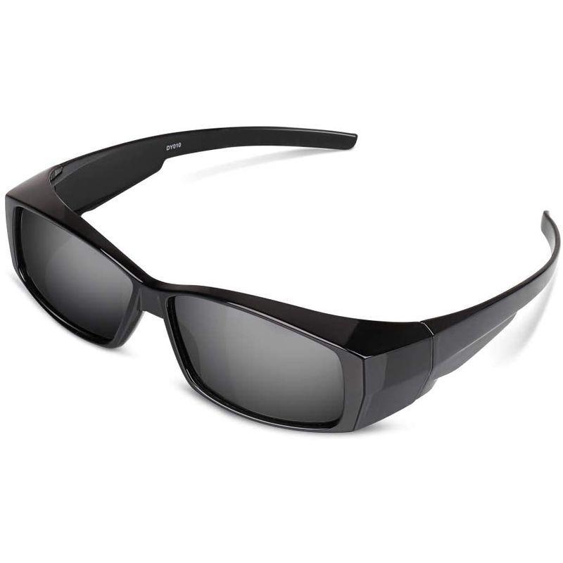 美品】 Ewin?メガネの上から掛けられる オーバーサングラス 偏光レンズ UV400 紫外線 99.9％カット 花粉サングラス メンズ レディース  edilloperfido.com
