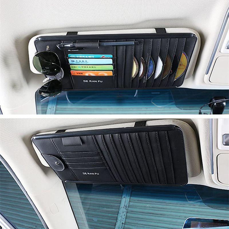 サンバイザー収納 サンバイザーポケット サンバイザー収納ポケット 車 車用 車載用 激安通販新作 車用