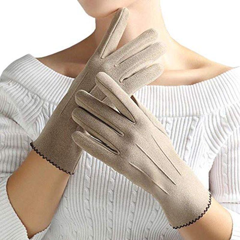 人気商品は Seenfaan レディース手袋 冬 グローブ 起毛 厚さ 防寒手袋 女 手荒い 保湿 スマホ手袋 おしゃれ 手袋 秋 冬茶色 Discoversvg Com