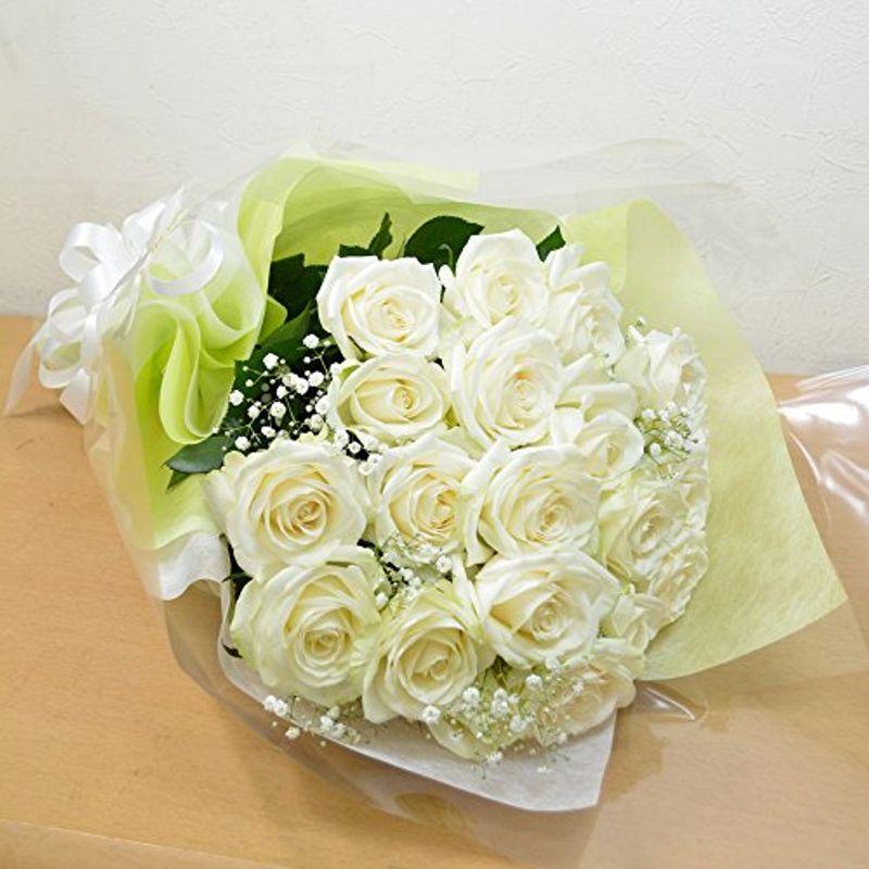 エルフルール生花 白バラ本かすみ草 花束 ギフト プレゼント 最大63 Offクーポン