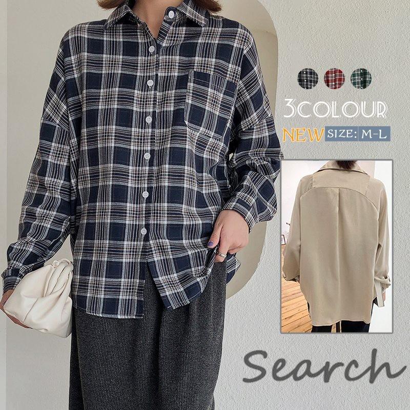 シャツ レディース ブラウス 長袖 おしゃれ 長袖 大きいサイズ ゆったり トップス 春秋 新作 大きめ バレンタインギフト プレゼント 01nf19nvcs004 Cute Style9中井屋 通販 Yahoo ショッピング