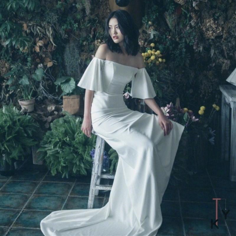 軽系ウェディングドレス ロングドレス レディース 白いドレス ウェディングドレス 結婚式 上品 ワンピース ウェディングドレス 12nf19nslf08 Cute Style9中井屋 通販 Yahoo ショッピング