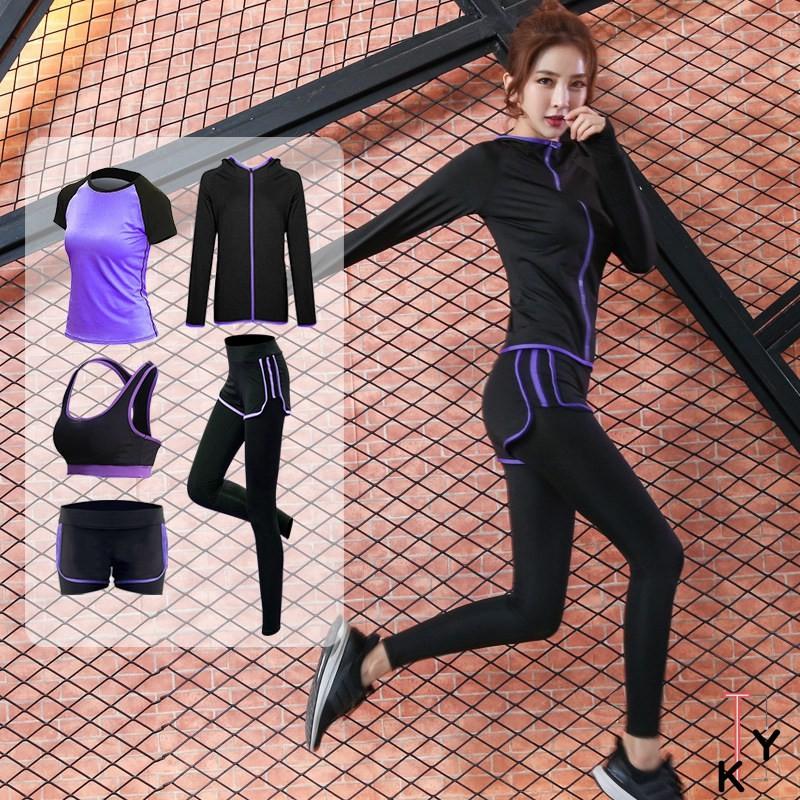 トレーニングウェア レディース ランニングウェア 5点セット ヨガウェア フィットネス 吸汗速乾 ハーフパンツ レギンス 40代30代代 Fo19spt03 Cute Style9中井屋 通販 Yahoo ショッピング