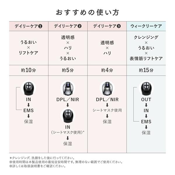 MYTREX マルチヘッド美顔器 MYTREX MiRAY ONE（マイトレックス ミライワン) ブラック MT-MRO-24B_16
