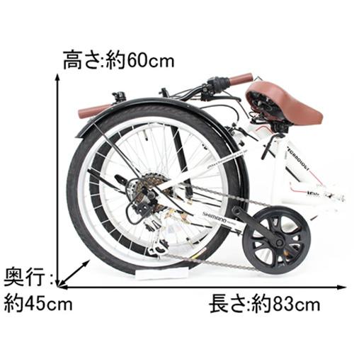 シマノ（SHIMANO） 21テクノロジー 20インチ BL206 レッド ミニベロ 20 