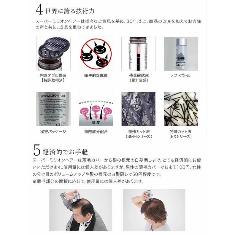 3点セット】スーパーミリオンヘアー ブラック 30g ×2個 + スーパー