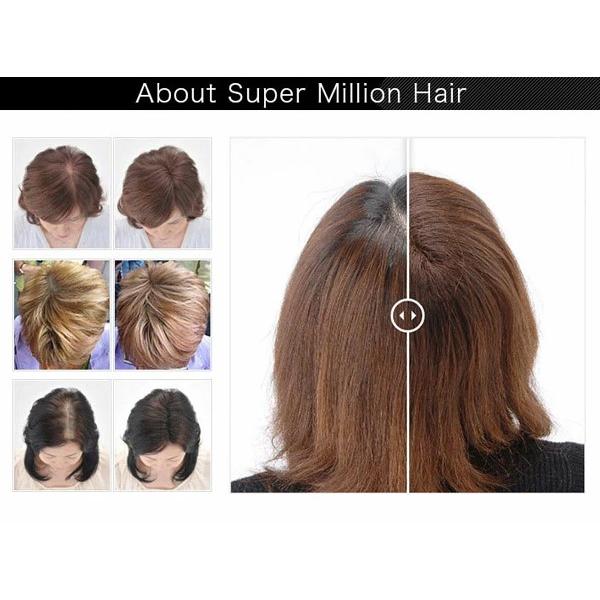 再入荷!】【再入荷!】スーパーミリオンヘアー ブラック 30g スーパーミリオンヘアミスト 165ml L 生え際増毛 生え際かくし 薄毛隠し 白髪隠し ヘアカラー、白髪染め スーパーミリオンヘアー 12g ルアン ブラック ダークブラン ヘアスタイル 髪型 薄毛 隠し 自然 簡単 髪の毛 メンズ レディース