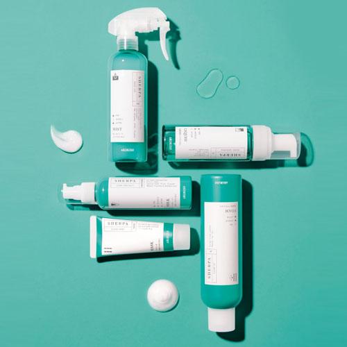 シェルパ アリミノ コアプロテクトミルク 1000g 詰め替え + 専用容器