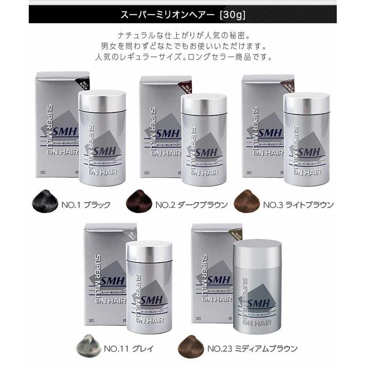 スーパーミリオンヘアー ルアン ダークブラウン 30g No.2 薄毛
