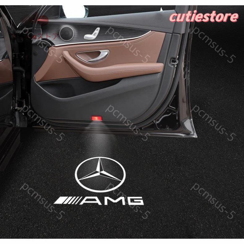 メルセデスベンツ Mercedes Benz カーテシランプ LED 純正交換タイプ HD ハイビジョン ガラスレンズプロジェクタードア ライト 左右2個セット｜cutiestore｜07