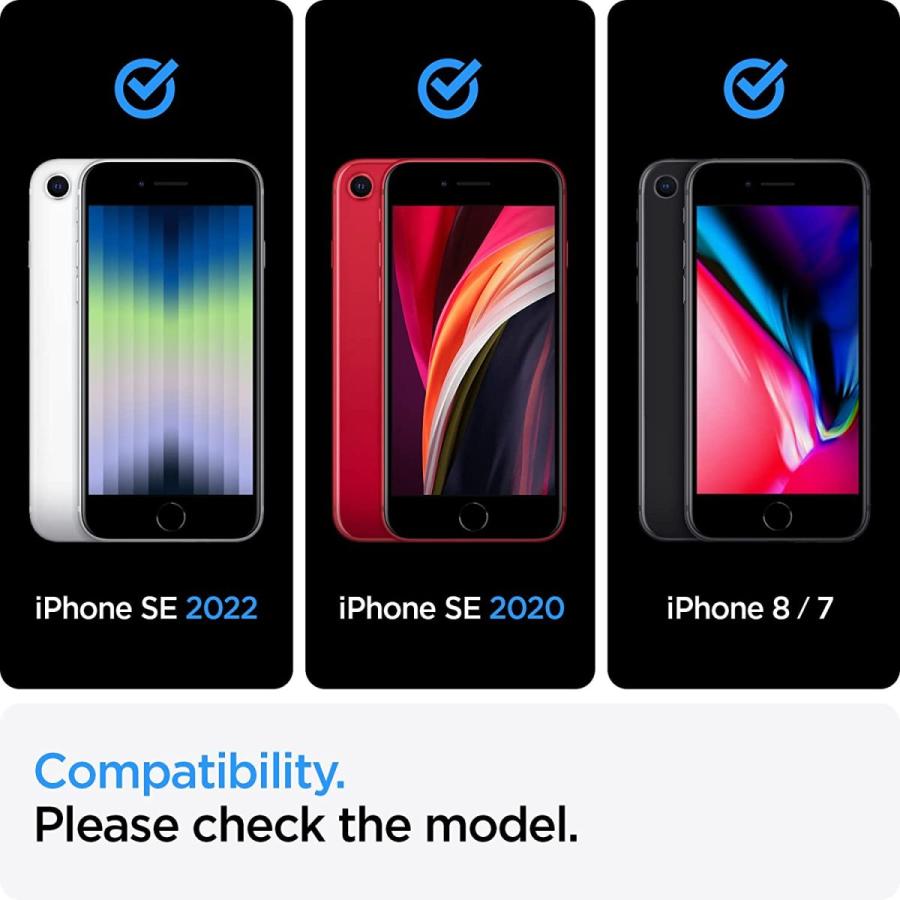 Spigen iPhone SE3 SE2 iPhone7 8用 ケース TPUバンパー クリアケース ワイヤレス充電対応 ウルトラ・ハイブリッド 042CS20927 (クリスタル・クリア) | Spigen | 01