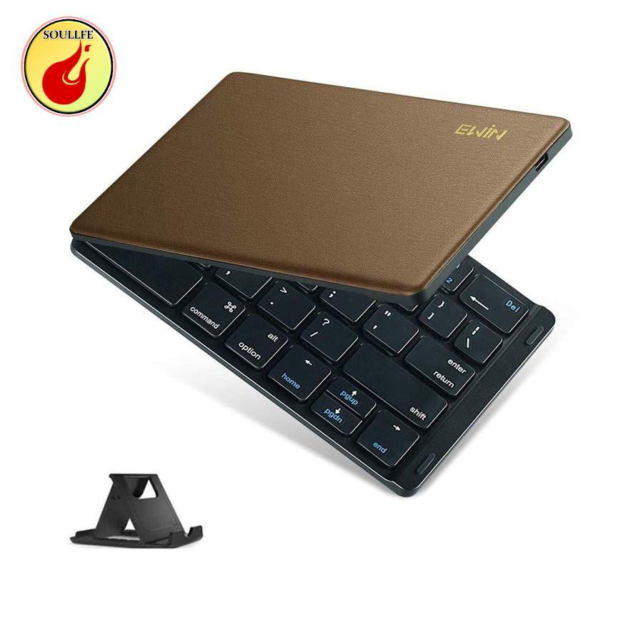 Ewin 新型 Bluetoothキーボード ワイヤレス 折りたたみ式 157g レザーカバー 財布型 Ios Android Windows に対応 ブラウン A B B07czfh6fm Moo2 L カッティングエッジ 通販 Yahoo ショッピング