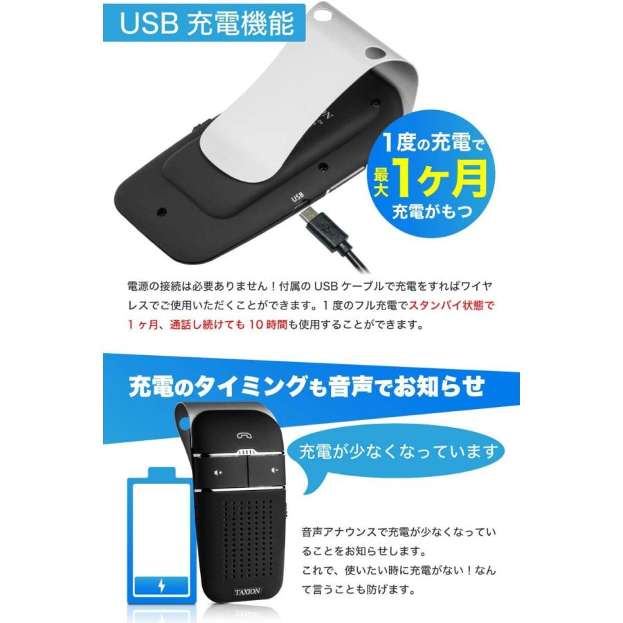 車載 ハンズフリー スピーカー 業務用対応 Bluetooth 5.0 日本語