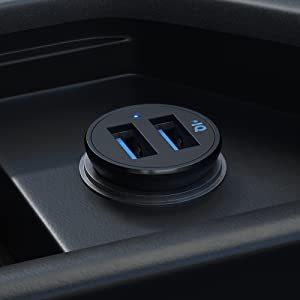 Anker PowerDrive 2 Alloy（24W 2ポートカーチャージャー)【PowerIQ搭載/コンパクトサイズ】iPhone |  | 06