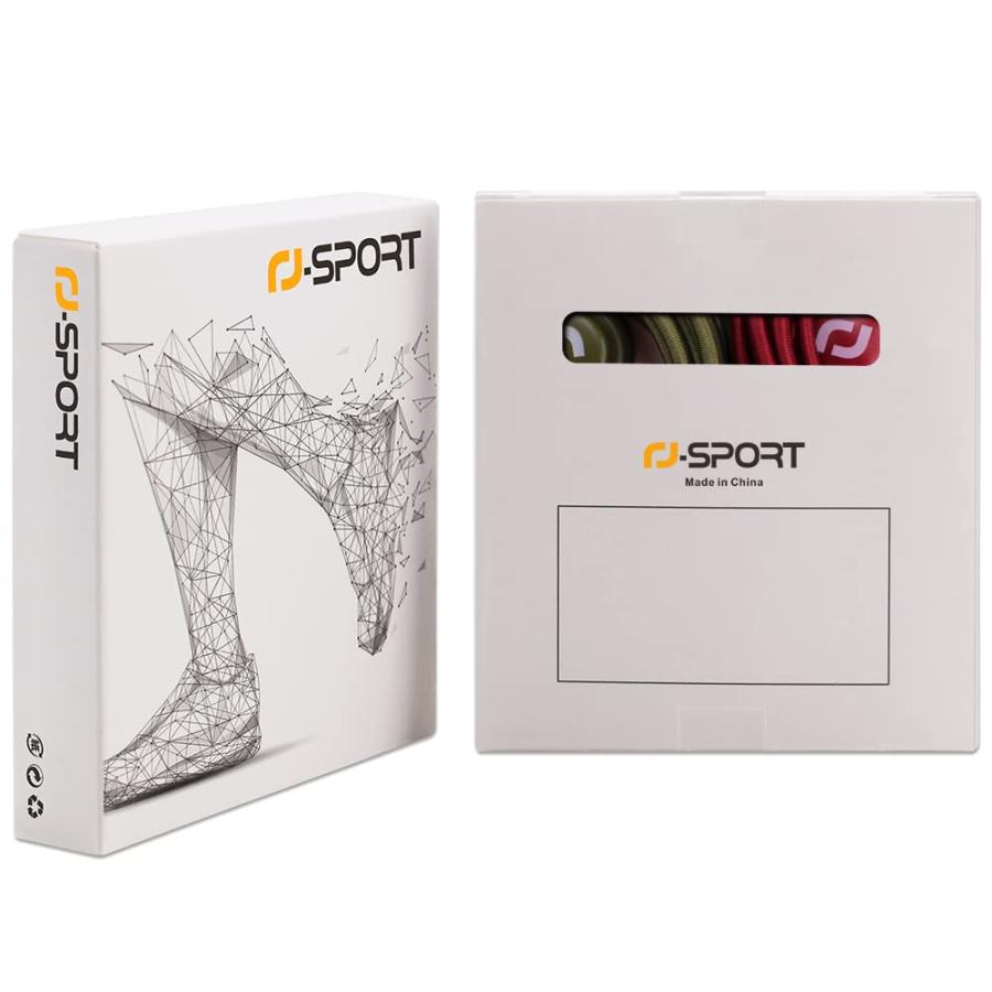 RJ-Sport 結ばない 靴紐 ゴム 靴ひも 伸縮 靴紐 ほどけない　グリーン Amazon.co.jp: [RJ-Sport] ゴム製結ばない靴紐 スニーカー