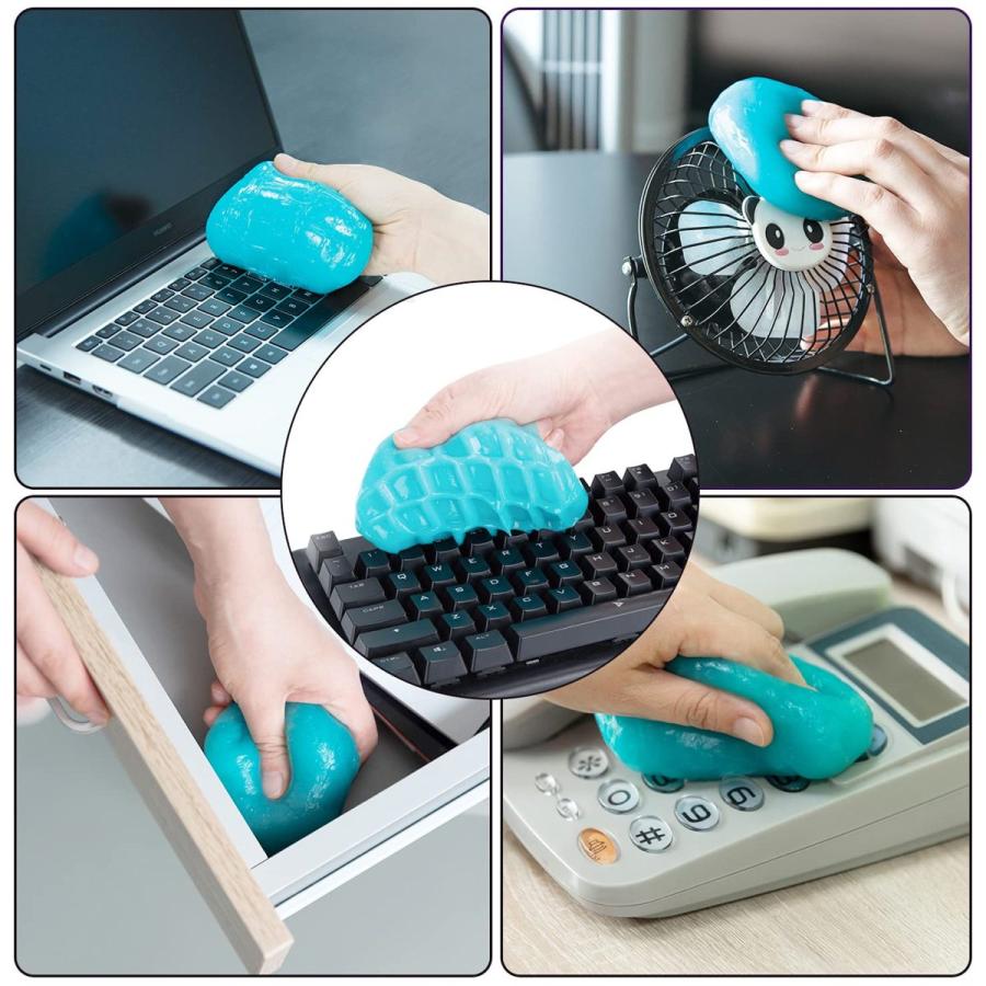 ColorCoral 粘着クリーナー キーボード 掃除 車内設備 隙間 汚れ