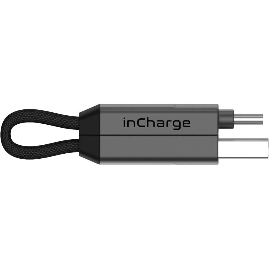 インチャージ6 グレー 6in1 マルチ充電ケーブル Type-C Type-A MicroUSB タブレット対応 マルチケーブル |  | 05