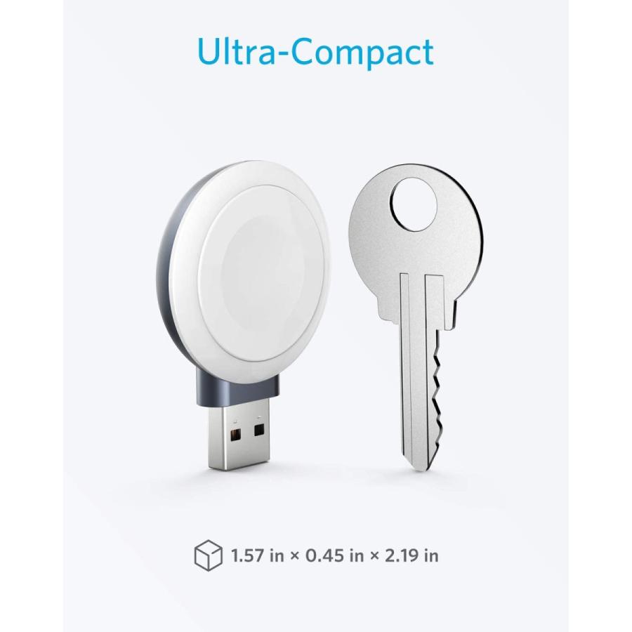 Anker Portable Magnetic Charger for Apple Watch (コードレス USB-A & Apple Watch磁 | Anker | 02