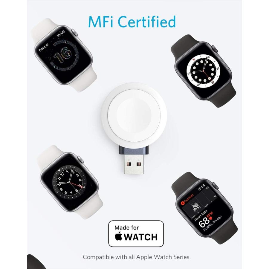 Anker Portable Magnetic Charger for Apple Watch (コードレス USB-A & Apple Watch磁 | Anker | 03