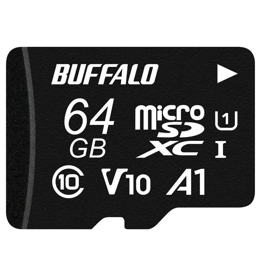 BUFFALO（バッファロー） microSD 64GB 100MB/s UHS-1 U1 microSDXC