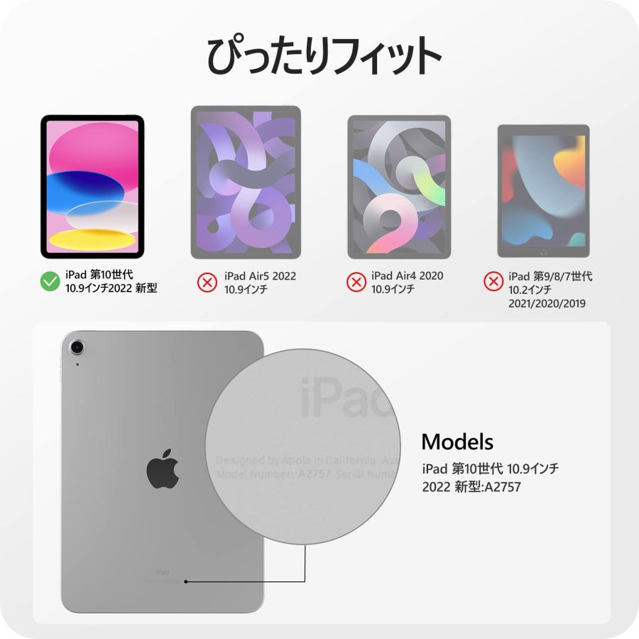 NIMASO ガラスフィルム iPad 第10世代 10.9 インチ 2022 用 保護 