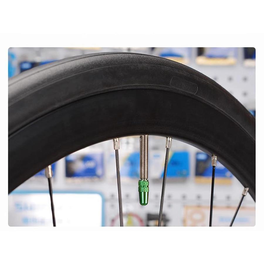 YFFSFDC 自転車 仏式 バルブキャップ 4個セット アルミ合金製 タイヤ
