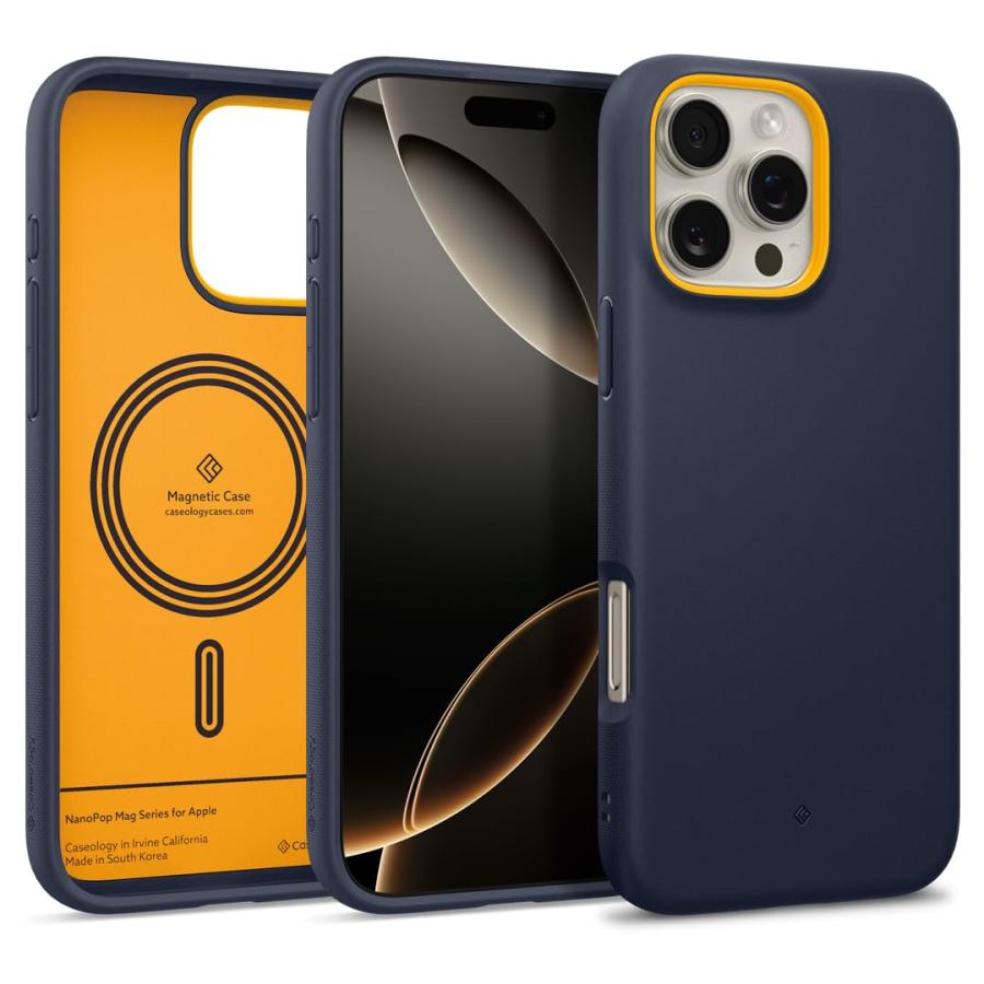 Caseology iPhone 16 Pro Max 対応ケース マグネッ 米軍MIL規格